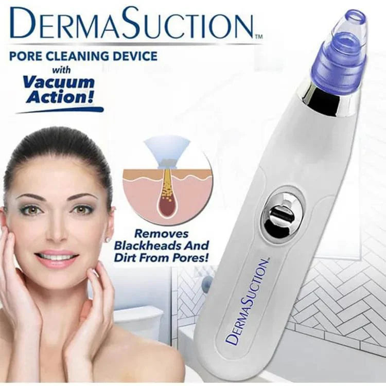 Derma Suction Pore Cleaning Device With Vacuum Action Face Pore